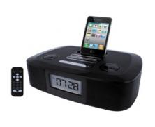 Laser Speaker Dock iPhone/iPod Alarm Clock Snooze Master Image